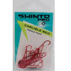 Shinto Pro SH031 Carlisle Red Long Shank Bloodworm Hook Bulk Value Pack
