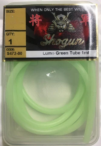 Shogun Super Lumo Glow Rigging Tube 1m Value Pack Green