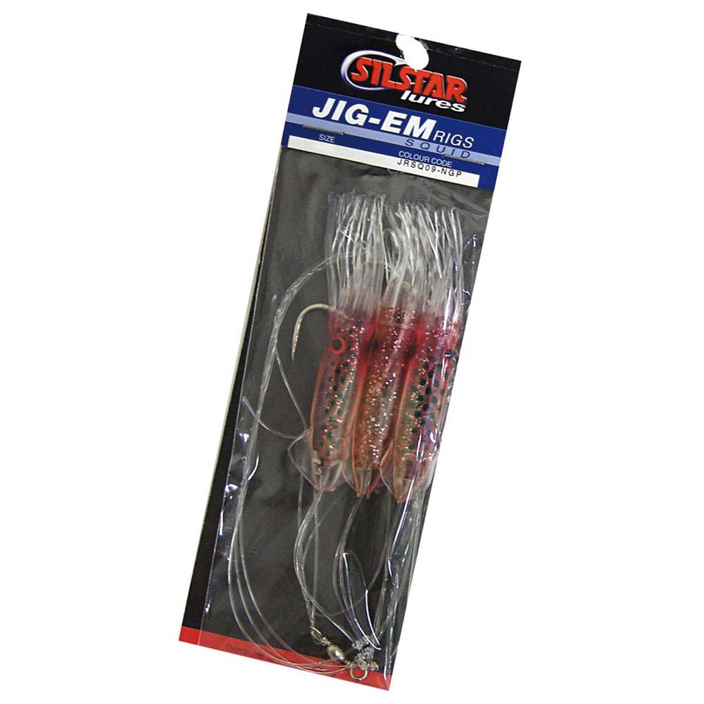 Silstar Jig Em Squid Pre Tied Rig