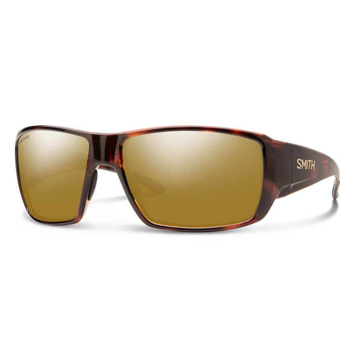 Smith Optics Guides Choice Tortoise Frame Glass Bronze Mirror Lens Performance Sunglasses
