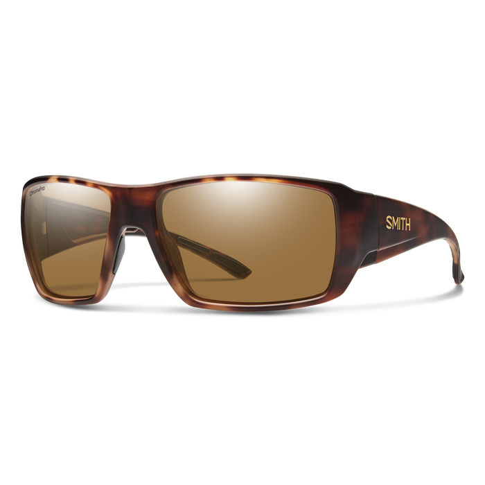 Smith Optics Guides Choice XL Matte Havana Frame Brown Glass Polarised Lens Performance Sunglasses