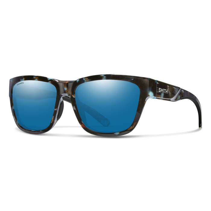 Smith Optics Joya Sky Tortoise Frame Glass Blue Mirror Lens Performance Sunglasses