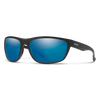 Smith Optics Redding Matte Black Frame Glass Blue Mirror Lens Performance Sunglasses