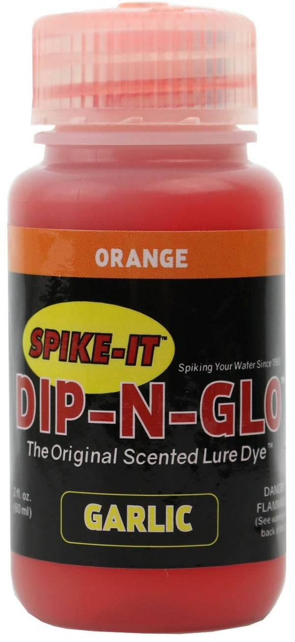SPIKE-IT Dip-N-Glo Soft Plastic Fishing Lure Dye Garlic Flavour