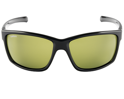 Spotters Grit Gloss Black Frame Polarised Sunglasses