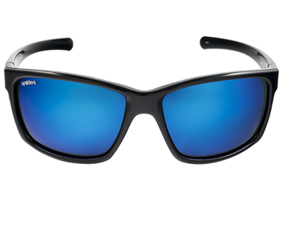 Spotters Grit Gloss Black Frame Polarised Sunglasses