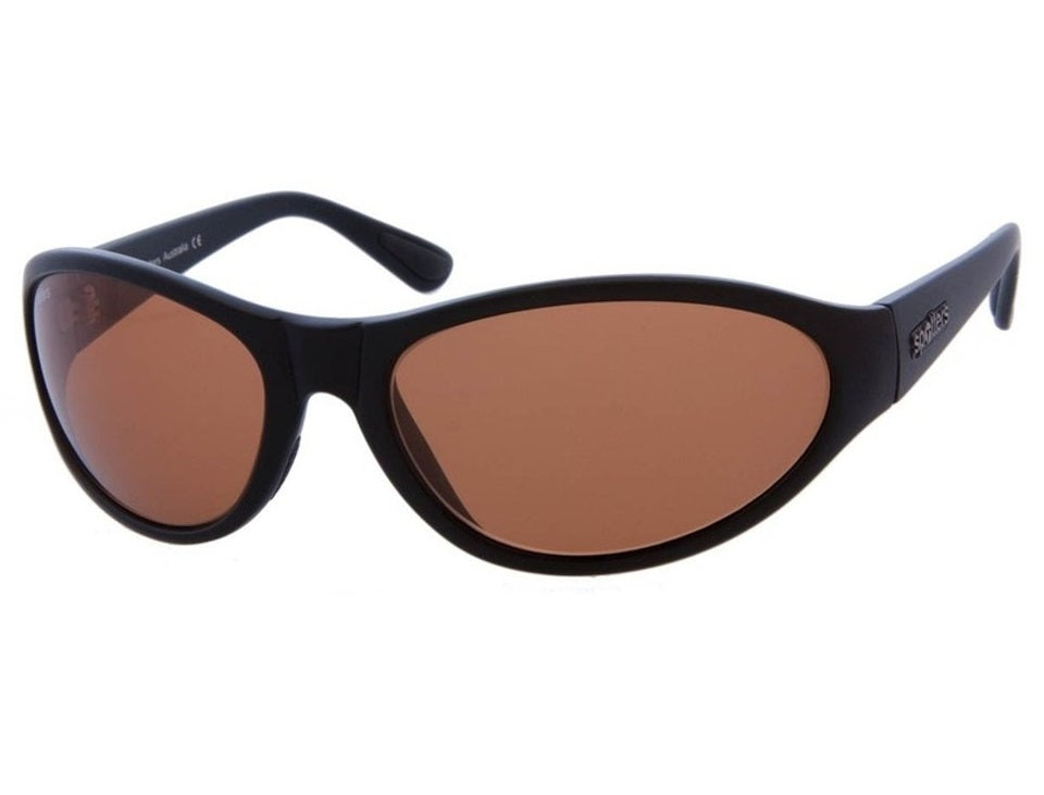 Spotters Thunder+ Matt Black Performance Polarised Sunglasses