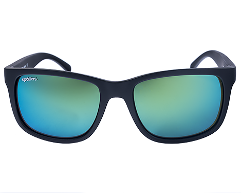Spotters Zane Matt Black Womens Performance Polarised Sunglasses