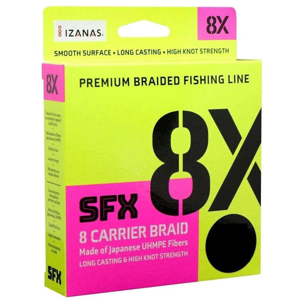 Sufix SFX8B40LBM150M SFX X8 Braided Fishing Line Multi Colour 150m 40lb Mega Clearance