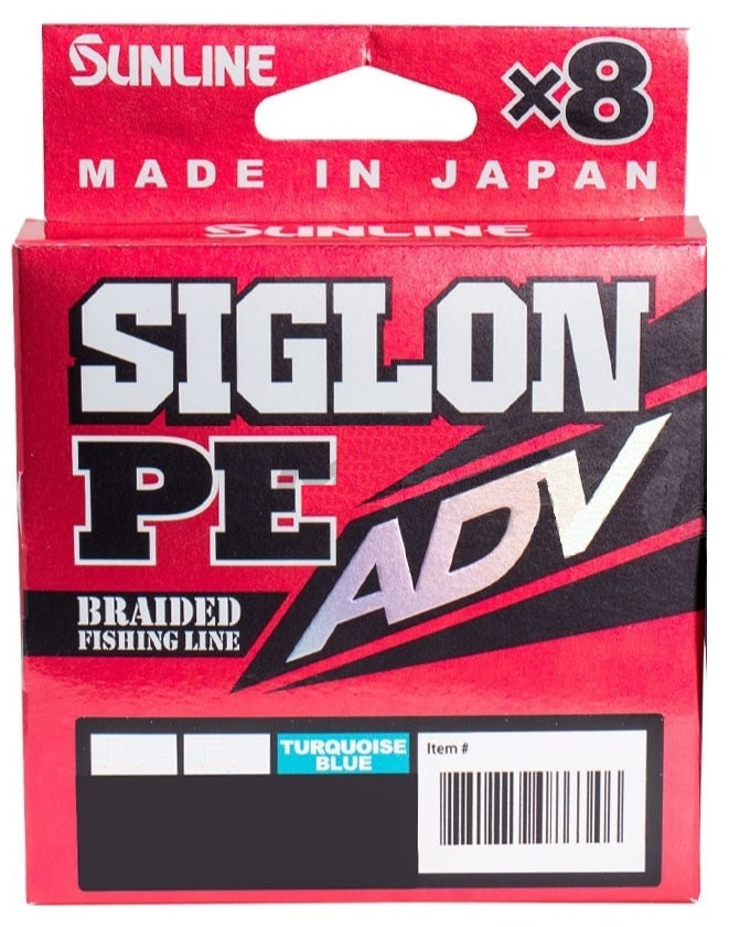 Sunline Siglon PEx8 ADV Braided Fishing Line Turquoise Blue 300m