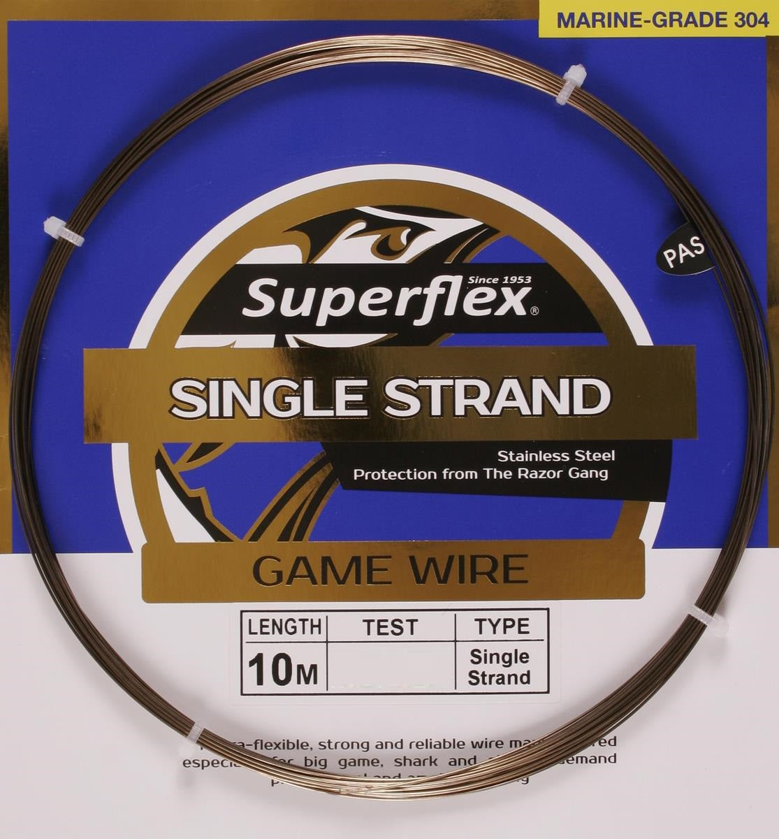 Superflex Single Strand Brown PS Leader Wire - 10m