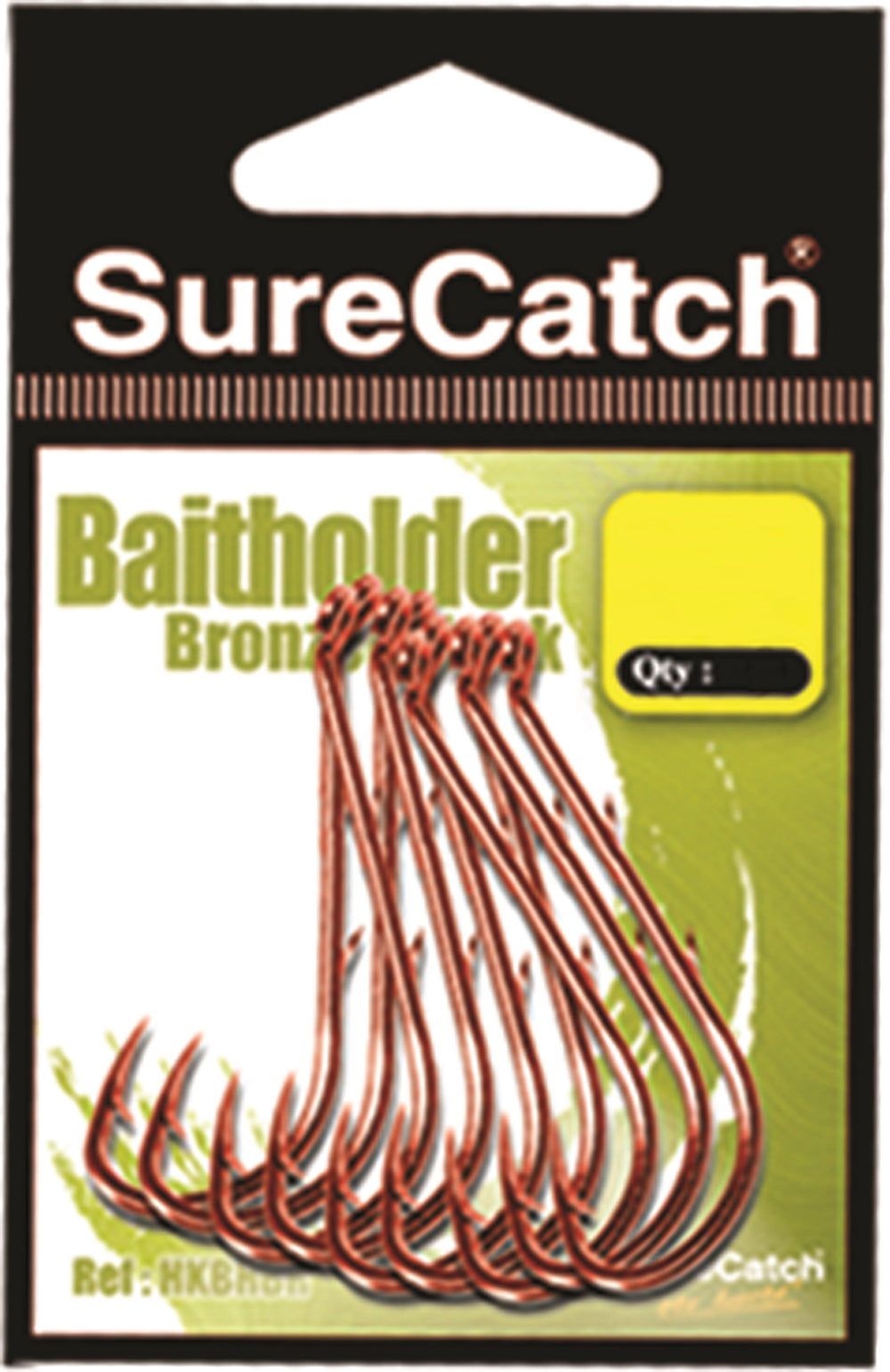 Sure Catch Bronzed Baitholder Hook
