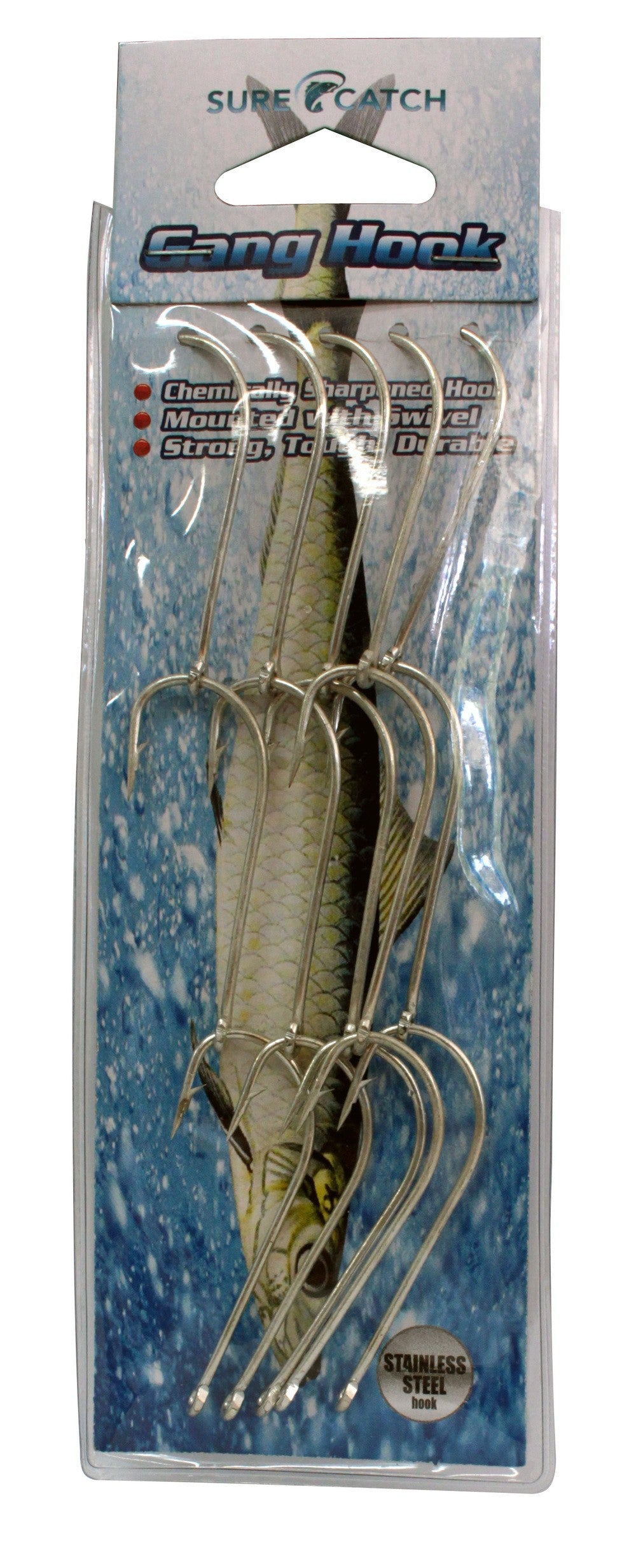 Sure Catch Stainless Steel Ganged Hook Sets