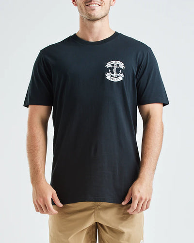 The Mad Hueys Anchorage Short Sleeve Tee Shirt Black