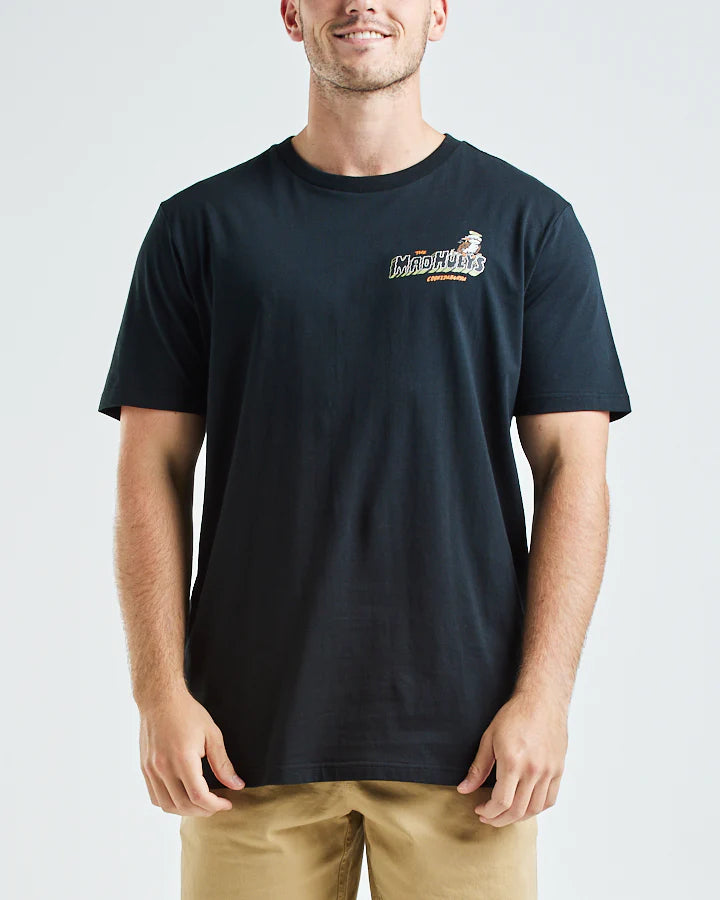 The Mad Hueys Cookedaburra III Short Sleeve Tee Shirt Black