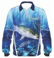 Tackle World Kingfish Adult Long Sleeve Fishing Shirt Jersey
