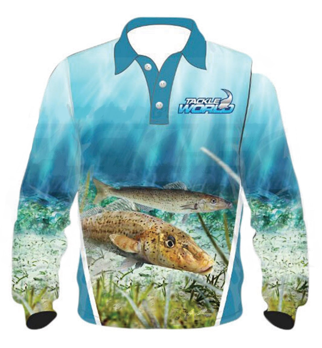 Tackle World Whiting Kids Long Sleeve Fishing Shirt Jersey