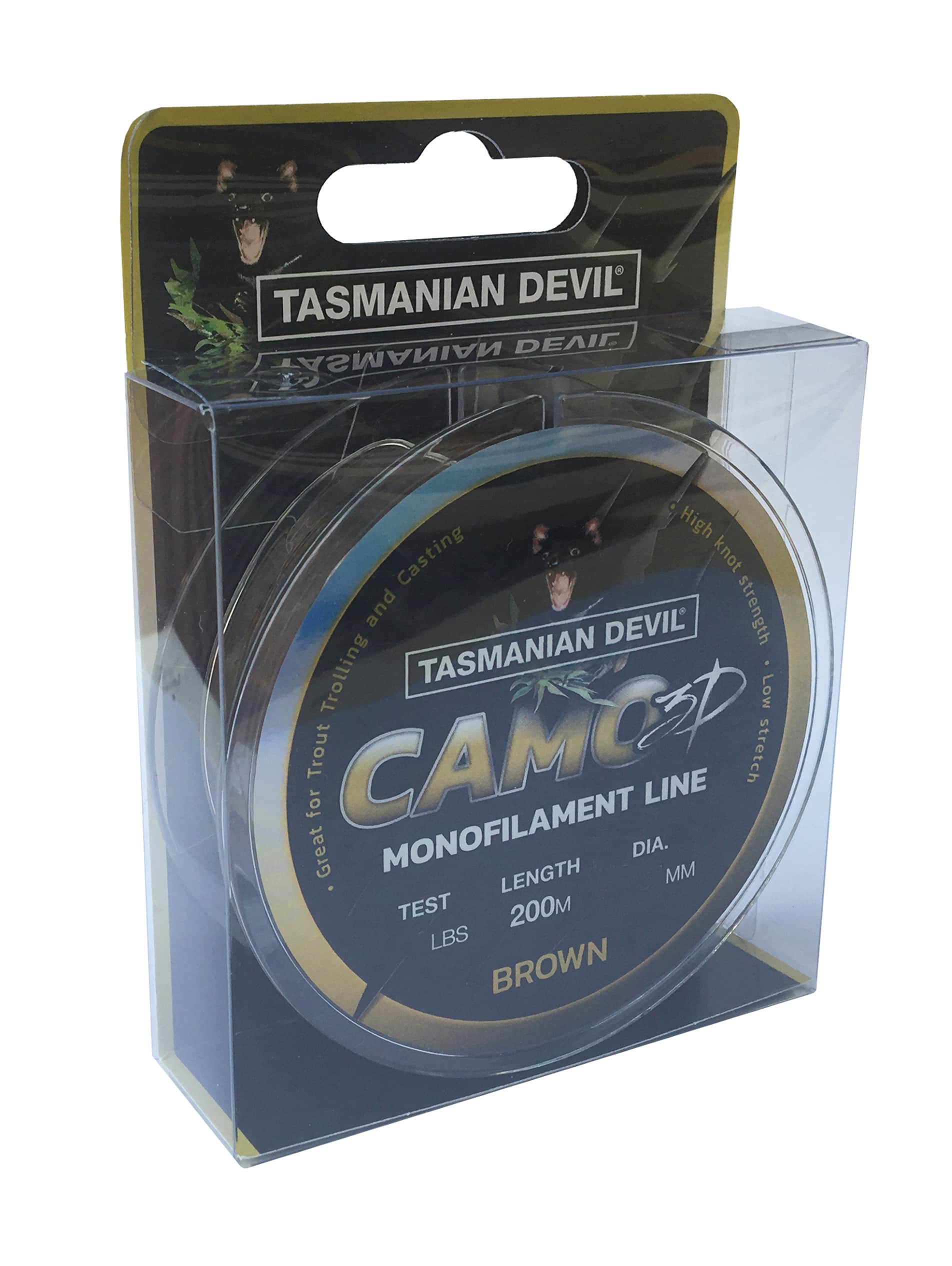 Tasmanian Devil 3D Camoflage Mono Fishing Line