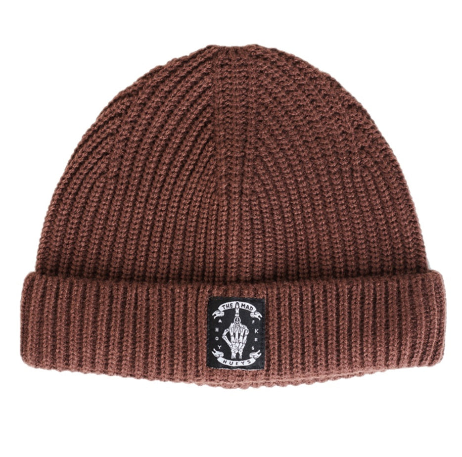 The Mad Hueys Ahoy Fkrs Wharfie Beanie Plum - H222M06013