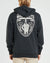 The Mad Hueys Anchor Pullover Fleece Hoodie Jumper - Black