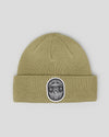 The Mad Hueys Double Fkd Roll Up Beanie Khaki - H222M06016