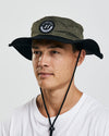 The Mad Hueys Flying H Military Wide Brim Hat