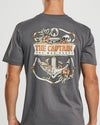 The Mad Hueys Tropic Captain Short Sleeve Tee - Charcoal