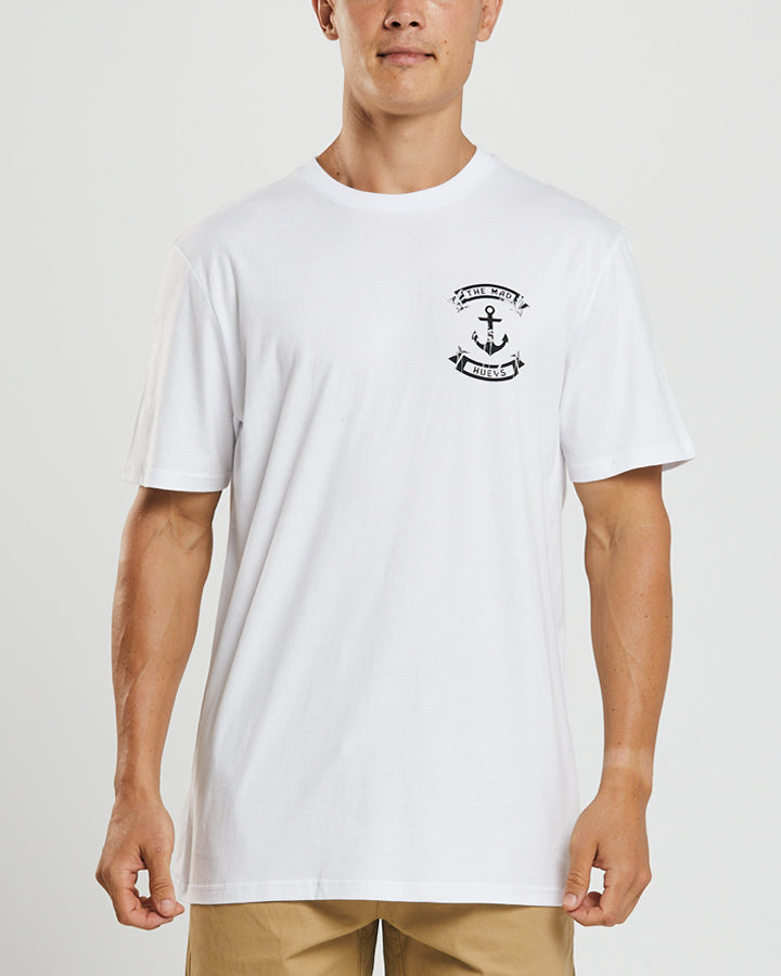 The Mad Hueys Smoking Anchor Short Sleeve Tee