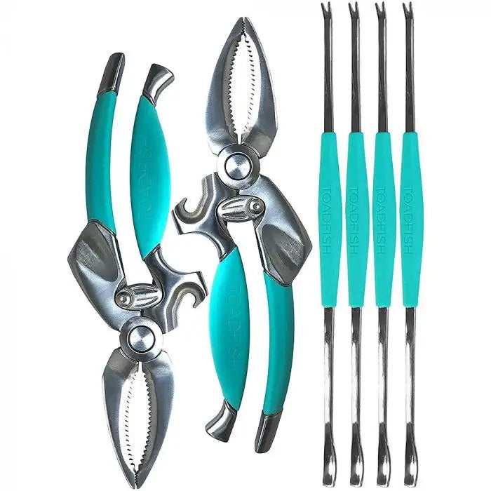 Toadfish Outfitters Crab And Lobster Ultimate Seafood Tool Kit Pack Set