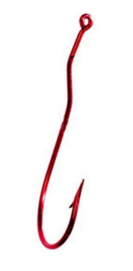 Tru Turn 063 Red Worm Long Shank Hook