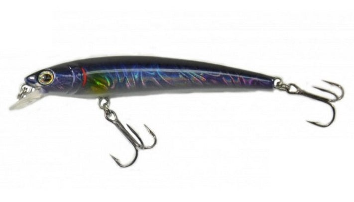 Tsunami Pro Minnow Hard Body Lure 90mm Blue Gold Holo - Mega Clearance
