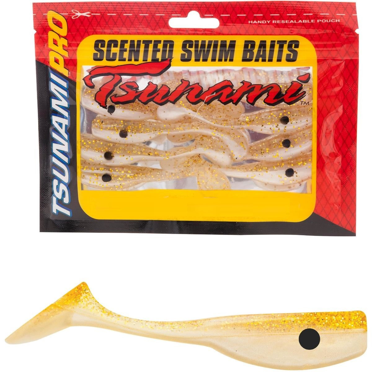 Tsunami Pro Paddle Tail Soft Plastic Lure 3 inch - Mega Clearance