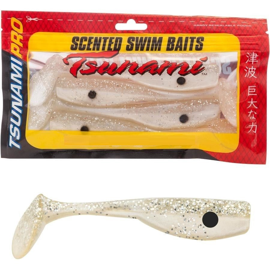 Tsunami Pro Paddle Tail Soft Plastic Lure 3 inch - Mega Clearance