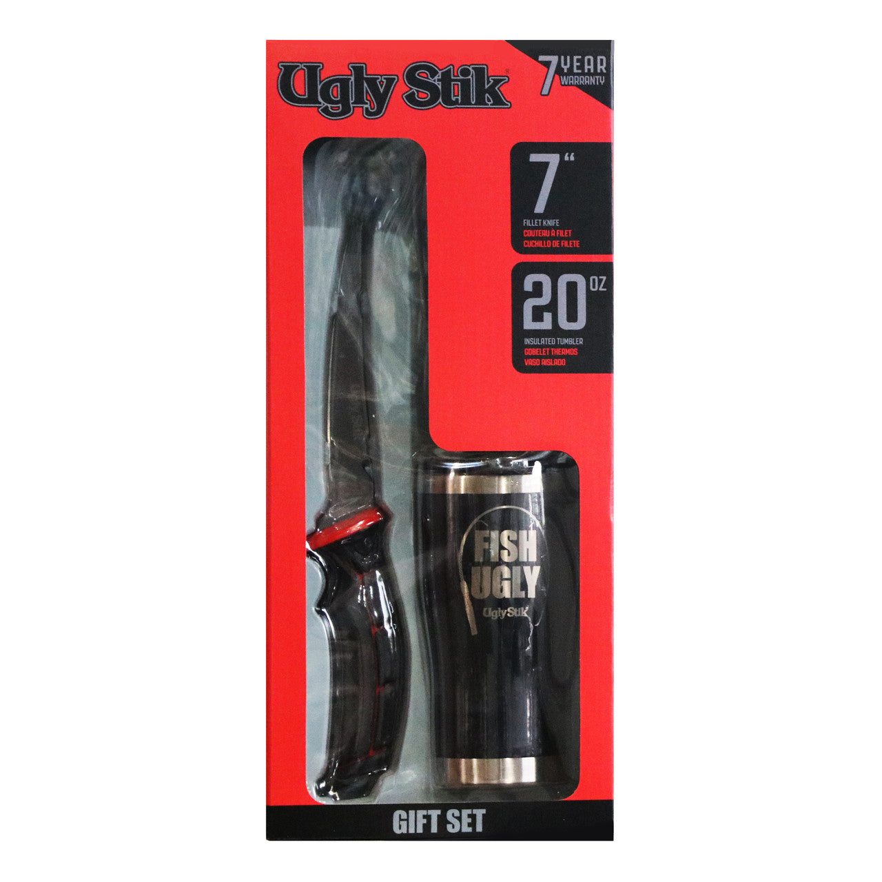 Ugly Stik 1549388 Knife and Tumbler Gift Pack Mega Clearance