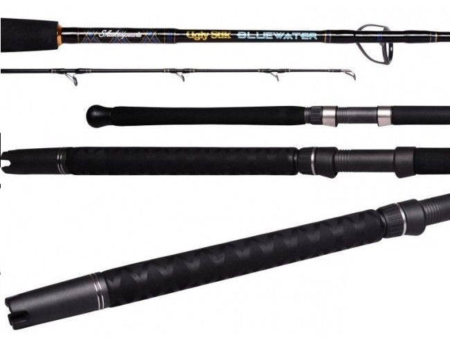 shakespeare ugly stik bigwater spinning rod 1397881 BWSF1530S102 Shakespeare Ugly Stik Elite Spinning Rods have newly designed guides that provide maximum durability with all types of lines and eliminates insert pop Shakespeare Ugly Stik Bluewater Spin