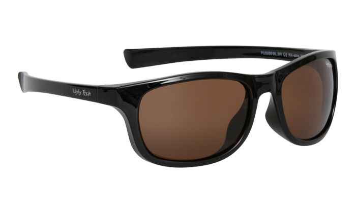 Ugly Fish TPEE PU5699 Shiny Black Frame Polarised Sunglasses