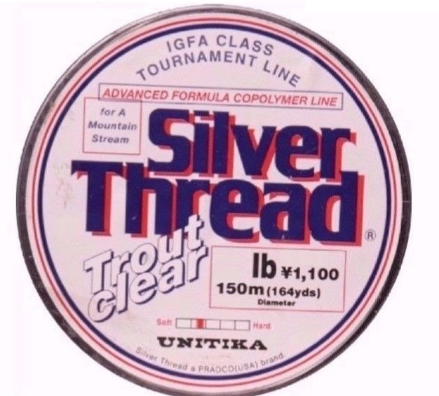 Unitika Silver Thread Trout Clear Mono Fishing Line 150m