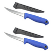 Two Pack Quality 6 Inch Mustad Blue Fish Fillet Knives