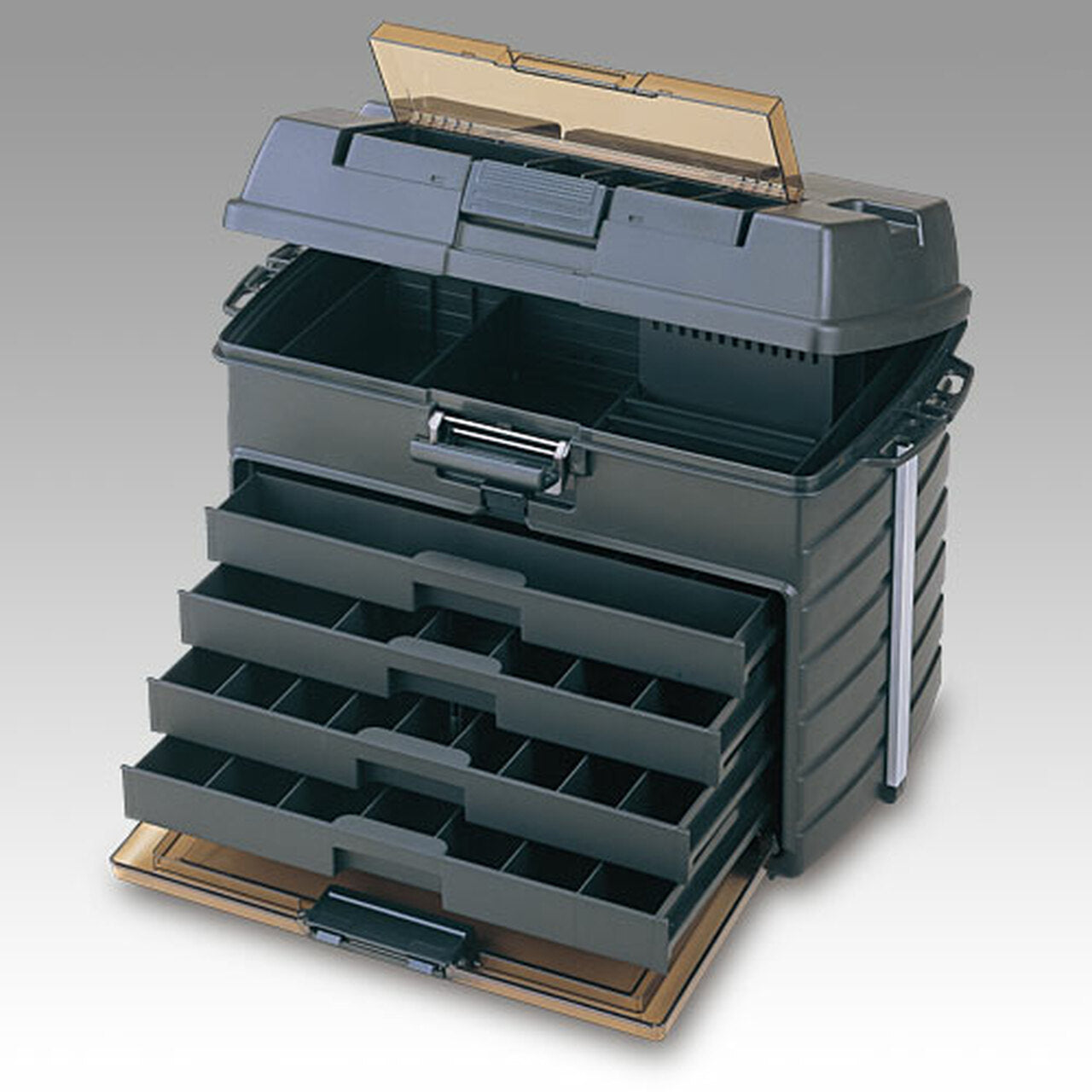 Versus VS-8050 Heavy Duty Tackle Storage Box - Black