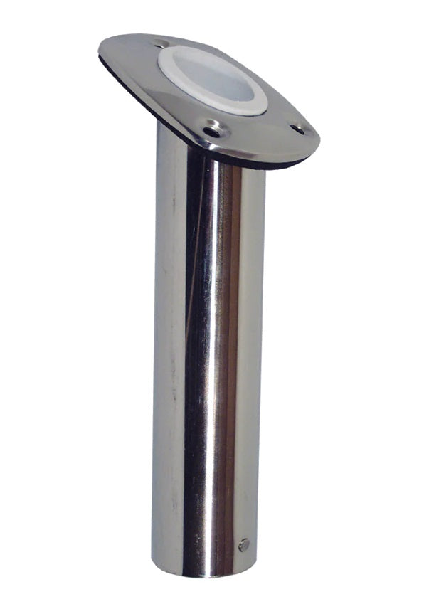 Waterline 400090 Stainless Steel Oval Head Boat Rod Holder