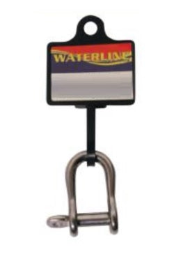Waterline 920106 Semi Round Dee D Shackle 6mm