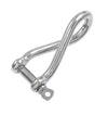 Waterline 920348 Twisted Long Dee D Shackle 8mm