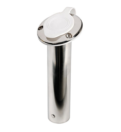 Waterline Stainless Steel Boat Rod Holder with Cap