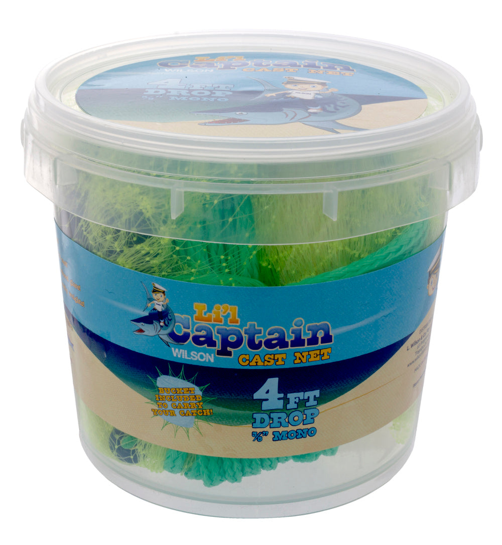 Wilson Little Captain Junior Kids Cast Net 4ft