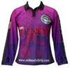 Wilson Venom Barra Womens Long Sleeve Fishing Jersey Shirt - Pink Purple
