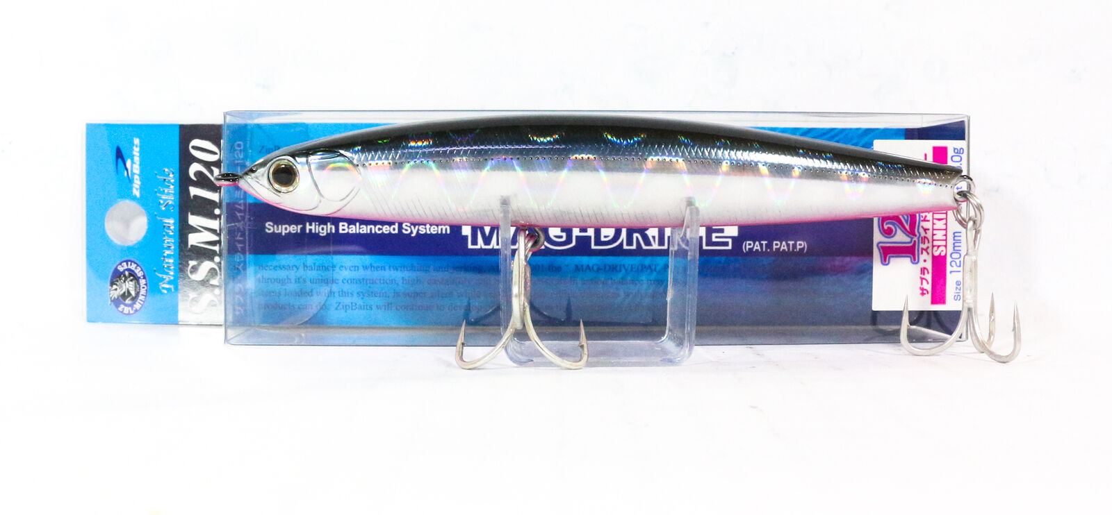 Zipbaits ZBL Slide Swim Minnow Sinking Stickbait Lure 120