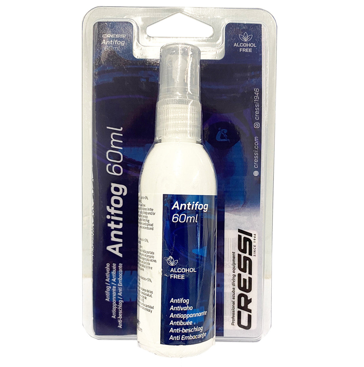 Cressi Dive Mask Anti Fog Secret Spray 60ml DF200050
