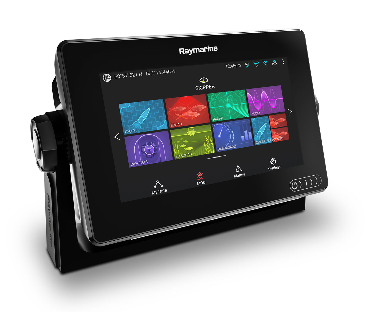 Raymarine Axiom 7 RV MFD Integrated RealVision 3D 600W Sonar RV-100 Transducer with Navionics Combo Unit