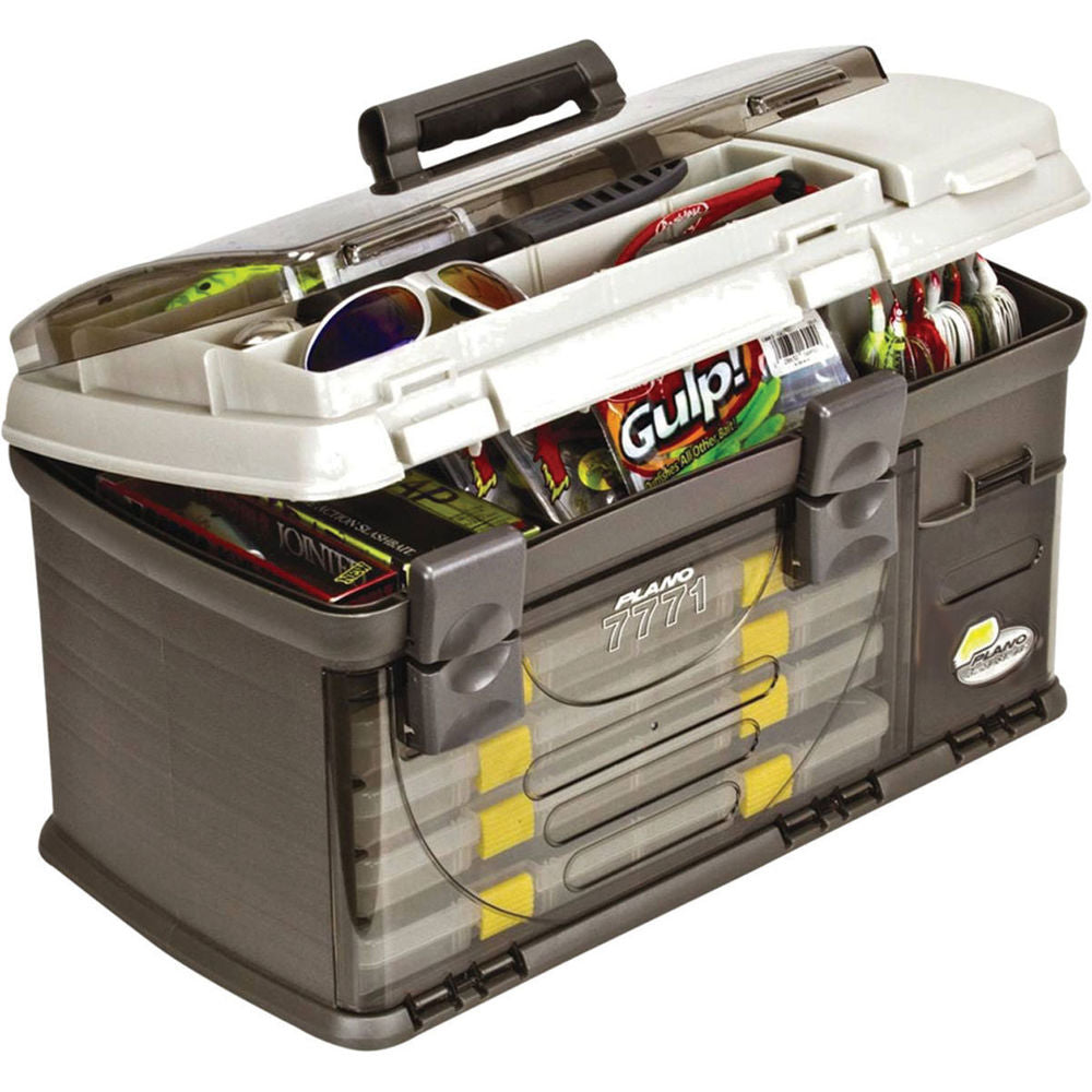 best fishing tackle box 2020 PLUSINNO Large 3 Layers Lures Kit with Tackle Included The iconic product line now upgraded features a top entrance bulk storage compartment for full access without compromise to tools and gear Lucky Tackle Fishing Boxes Monthly