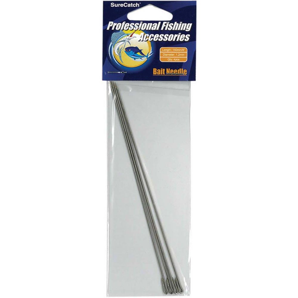 Sure Catch 6 Inch Bait Needle 4 Pack 578BN4